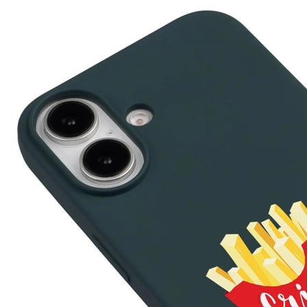 iPhone 16 Haki Lansman Renkli Silikon New Year Kedi Tasarımlı Premium Kılıf