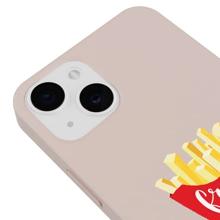 iPhone 15 Pudra Lansman Renkli Silikon New Year Kedi Tasarımlı Kamera Korumalı Kılıf