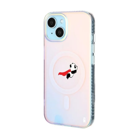 iPhone 13 Hologram Magsafe Fliying Panda Tasarımlı Premium Kılıf