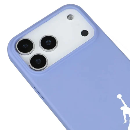 iPhone 17 Pro Lila Lansman Renkli Silikon Premium Basketbol Kılıf