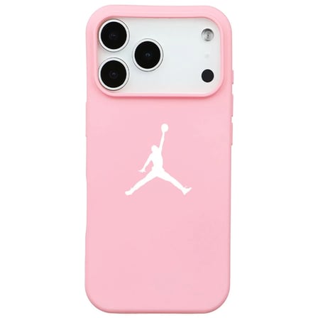 iPhone 17 Pro Pembe Lansman Renkli Silikon Premium Basketbol Kılıf