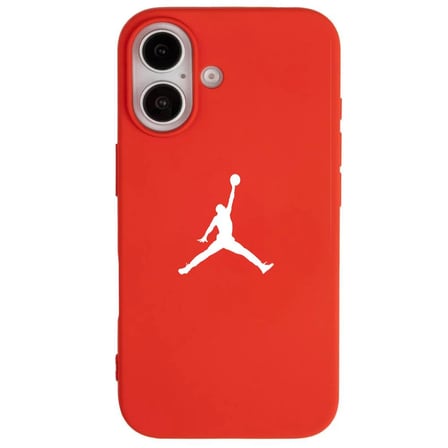 iPhone 17 Kırmızı Lansman Renkli Silikon Premium Basketbol Kılıf