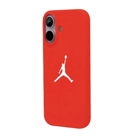 iPhone 17 Kırmızı Lansman Renkli Silikon Premium Basketbol Kılıf