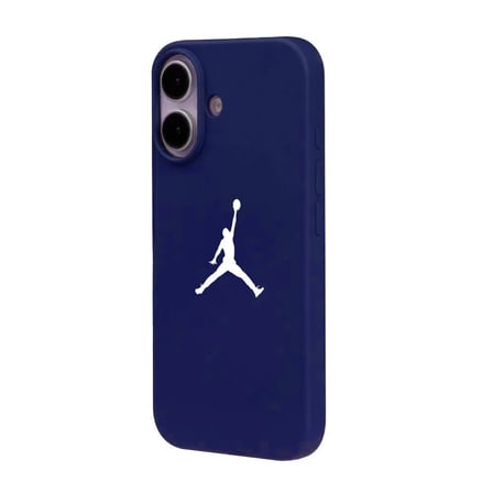 iPhone 17 Lacivert Lansman Renkli Silikon Premium Basketbol Kılıf