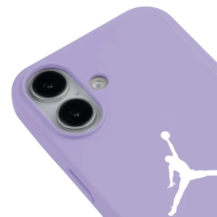 iPhone 16 Plus Lila Lansman Renkli Silikon Premium Basketbol Kılıf