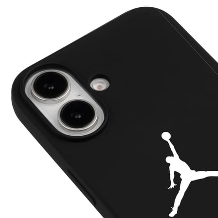 iPhone 16 Plus Siyah Lansman Renkli Silikon Premium Basketbol Kılıf