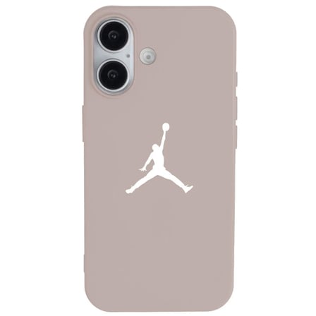 iPhone 16 Pudra Lansman Renkli Silikon Premium Basketbol Kılıf