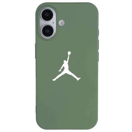 iPhone 16 Yeşil Lansman Renkli Silikon Premium Basketbol Kılıf