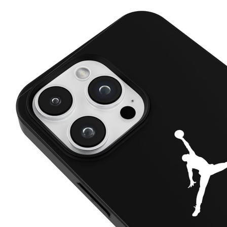 iPhone 14 Pro Max Siyah Lansman Renkli Silikon Premium Basketbol Kılıf