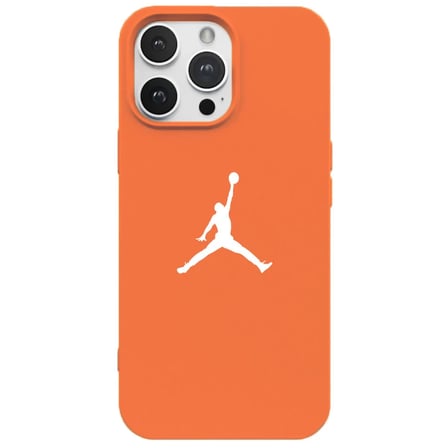 iPhone 13 Pro Max Turuncu Lansman Renkli Silikon Premium Basketbol Kılıf