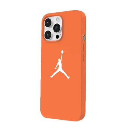 iPhone 13 Pro Max Turuncu Lansman Renkli Silikon Premium Basketbol Kılıf