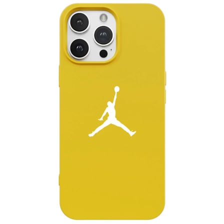 iPhone 13 Pro Sarı Lansman Renkli Silikon Premium Basketbol Kılıf