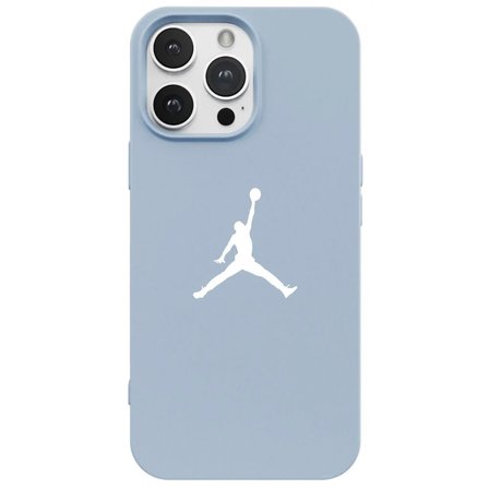 iPhone 12 Pro Max Mavi Lansman Renkli Silikon Premium Basketbol Kılıf