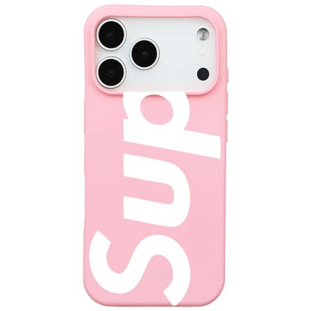 iPhone 17 Pro Max Pembe Lansman Sup Tasarımlı Renkli Silikon Kılıfı