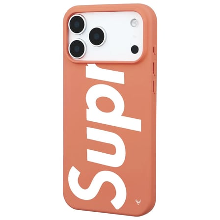iPhone 17 Pro Turuncu Lansman Sup Tasarımlı Renkli Silikon Kılıfı