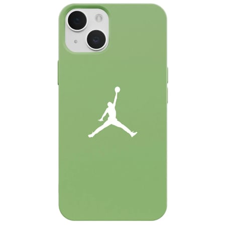 iPhone 14 Plus Yeşil Lansman Renkli Silikon Premium Basketbol Kılıf