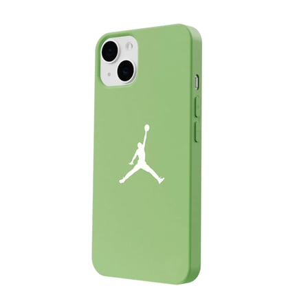 iPhone 14 Plus Yeşil Lansman Renkli Silikon Premium Basketbol Kılıf