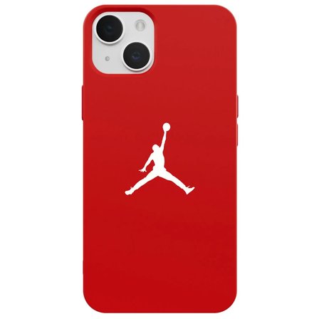 iPhone 15 Kırmızı Lansman Renkli Silikon Premium Basketbol Kılıf