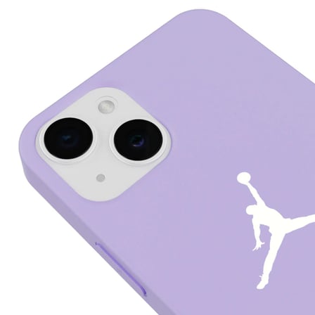 iPhone 15 Lila Lansman Renkli Silikon Premium Basketbol Kılıf