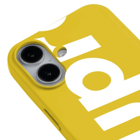 iPhone 16 Plus Sarı Lansman Sup Tasarımlı Renkli Silikon Kılıfı