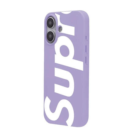 iPhone 16 Lila Lansman Sup Tasarımlı Renkli Silikon Kılıfı
