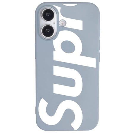 iPhone 16 Mavi Lansman Sup Tasarımlı Renkli Silikon Kılıfı