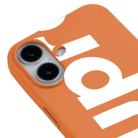 iPhone 16 Turuncu Lansman Sup Tasarımlı Renkli Silikon Kılıfı