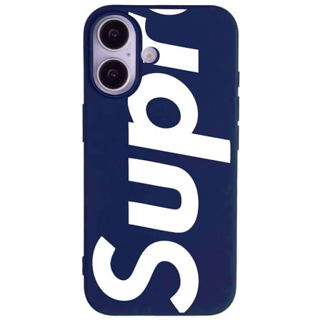 iPhone 17 Lacivert Lansman Sup Tasarımlı Renkli Silikon Kılıfı