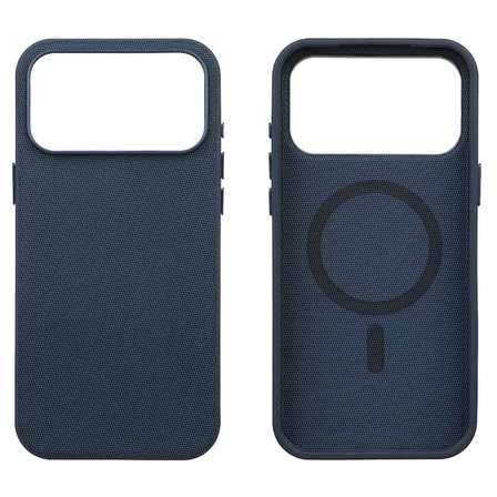 iPhone 17 Pro Mavi Renk Gizli Magsafe Destekli Mikro Kabartma Dokulu Premium Kılıf