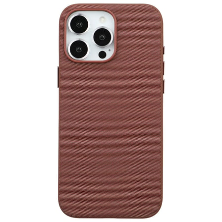 iPhone 16 Pro Kahve Renk Gizli Magsafe Destekli Mikro Kabartma Dokulu Premium Kılıf