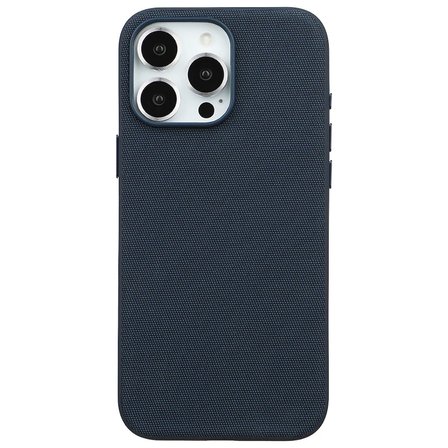 iPhone 16 Pro Mavi Renk Gizli Magsafe Destekli Mikro Kabartma Dokulu Premium Kılıf