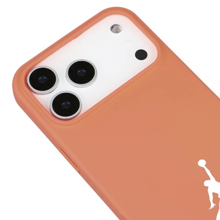 iPhone 17 Pro Max Turuncu Lansman Renkli Silikon Premium Basketbol Kılıf