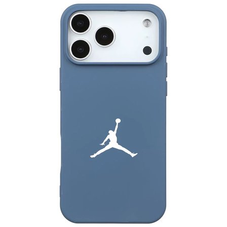 iPhone 17 Pro Max Mavi Lansman Renkli Silikon Premium Basketbol Kılıf