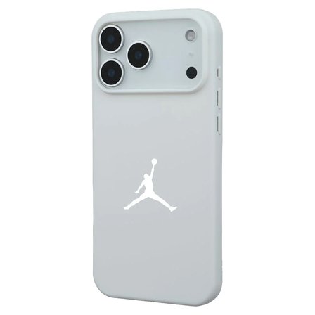 iPhone 17 Pro Max Beyaz Lansman Renkli Silikon Premium Basketbol Kılıf