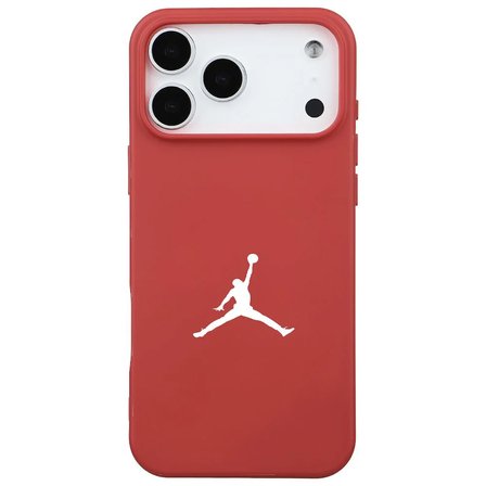 iPhone 17 Pro Max Kırmızı Lansman Renkli Silikon Premium Basketbol Kılıf