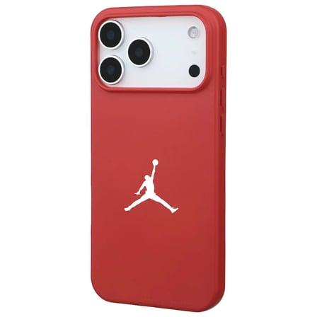 iPhone 17 Pro Max Kırmızı Lansman Renkli Silikon Premium Basketbol Kılıf