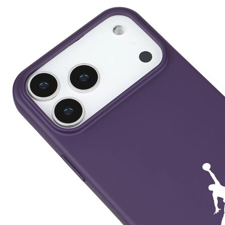 iPhone 17 Pro Max Mor Lansman Renkli Silikon Premium Basketbol Kılıf