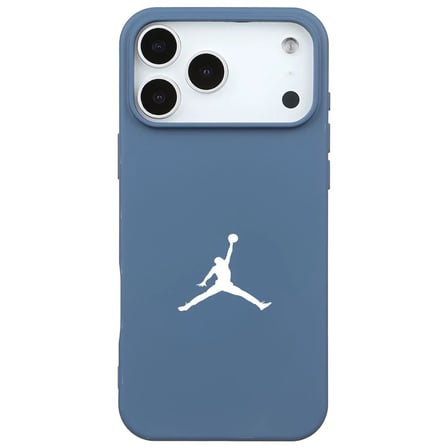 iPhone 17 Pro Mavi Lansman Renkli Silikon Premium Basketbol Kılıf