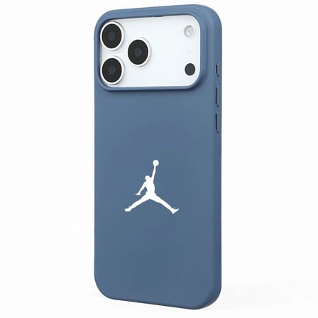 iPhone 17 Pro Mavi Lansman Renkli Silikon Premium Basketbol Kılıf