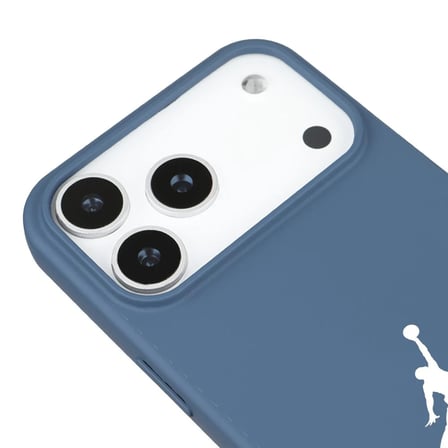 iPhone 17 Pro Mavi Lansman Renkli Silikon Premium Basketbol Kılıf