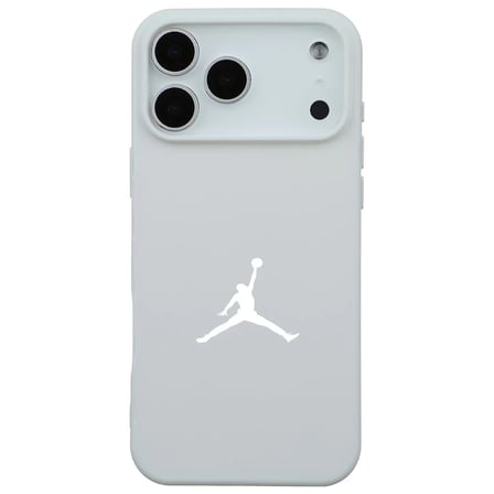 iPhone 17 Pro Beyaz Lansman Renkli Silikon Premium Basketbol Kılıf