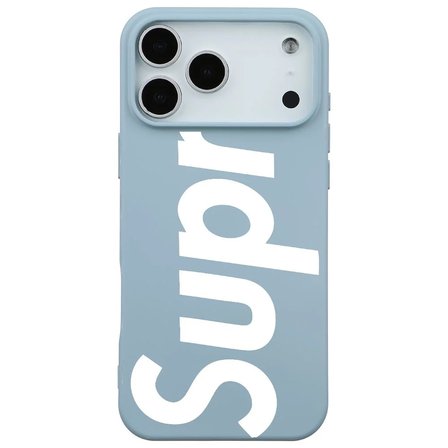 iPhone 17 Pro Max Bebe Mavisi Lansman Sup Tasarımlı Renkli Silikon Kılıfı