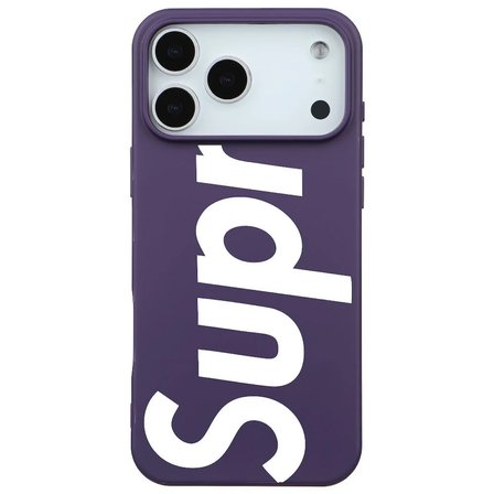 iPhone 17 Pro Max Mor Lansman Sup Tasarımlı Renkli Silikon Kılıfı