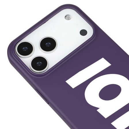 iPhone 17 Pro Max Mor Lansman Sup Tasarımlı Renkli Silikon Kılıfı