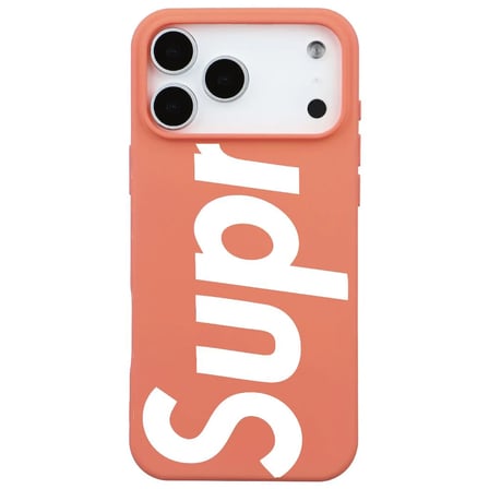 iPhone 17 Pro Turuncu Lansman Sup Tasarımlı Renkli Silikon Kılıfı