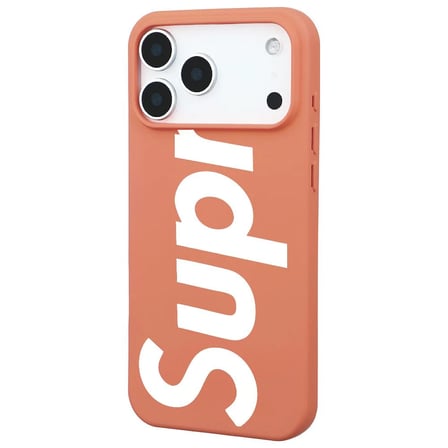 iPhone 17 Pro Turuncu Lansman Sup Tasarımlı Renkli Silikon Kılıfı