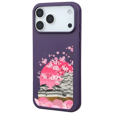 iPhone 17 Pro Max Mor Lansman Sakura Renkli Silikon Kılıfı