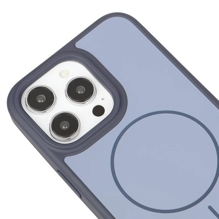 iPhone 16 Pro Max Uyumlu Mavi Premium MagSafe Destekli Darbe Emici Kamera Koruma Dayanıklı Kılıf