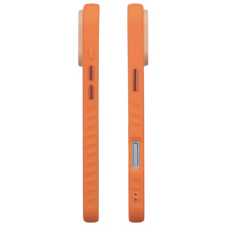 iPhone 17 Pro Max Uyumlu Turuncu Premium MagSafe Destekli Darbe Emici Kamera Koruma Dayanıklı