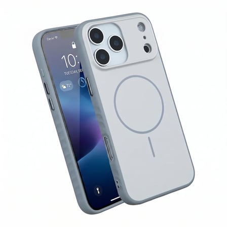 iPhone 17 Pro Max Uyumlu Beyaz Premium MagSafe Destekli Darbe Emici Kamera Koruma Dayanıklı Kılıf
